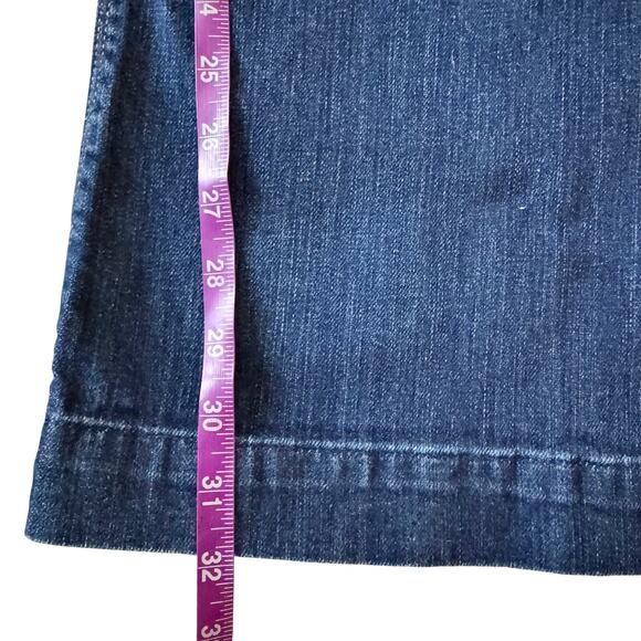 The Limited Vintage Flare Jeans Women's Sz 2 26 Blue Mid Rise Retro Y2K Boho - Picture 11 of 14